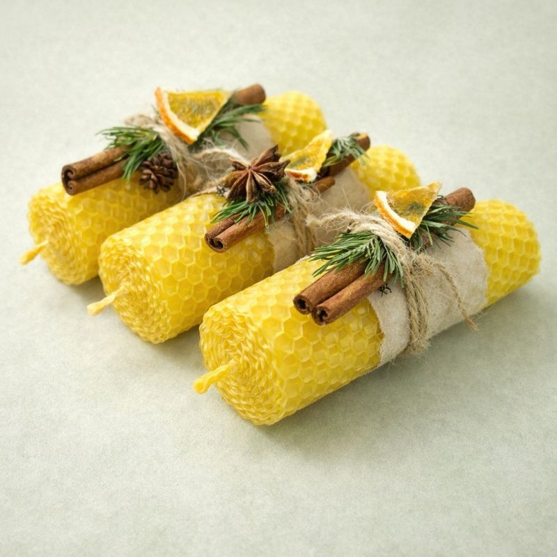 Beeswax Aromatherapy Spa Candle Set